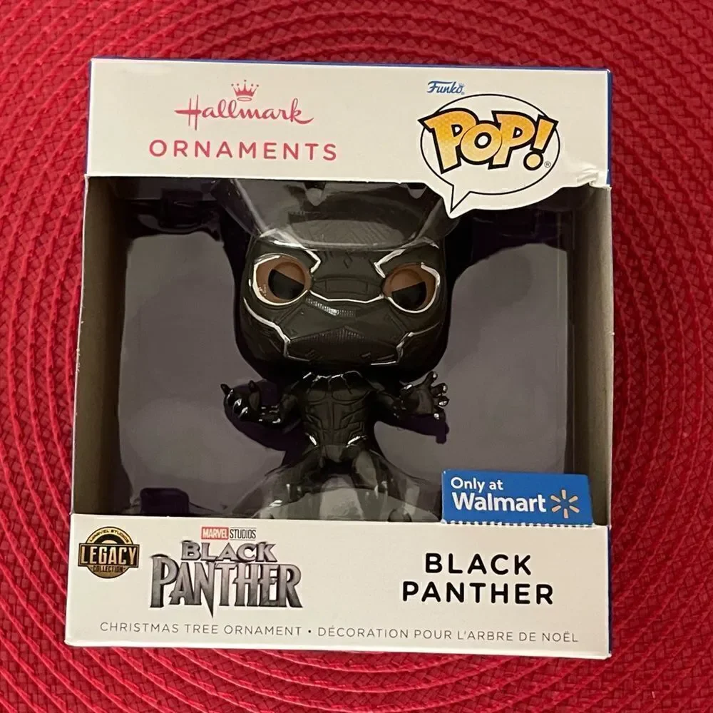 Hallmark Marvel Black Panther Funko POP Ornament NWT